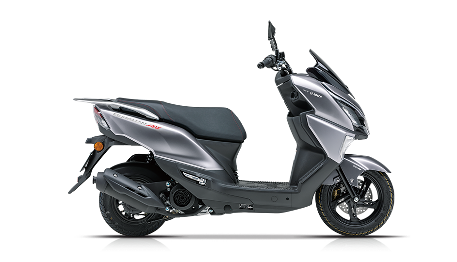 Suzuki Burgman ADX 125 na cor cinza fosco