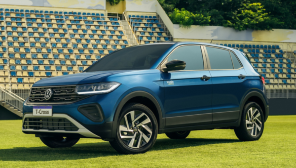 SUVs mais vendidos em junho de 2026: Volkswagen coloca T-Cross e Tera nas duas primeiras posições