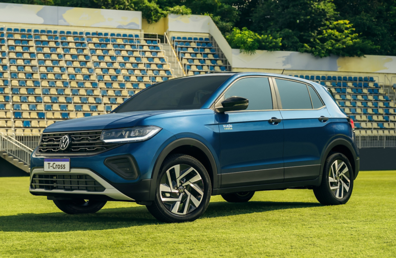 SUVs mais vendidos em junho de 2026: Volkswagen T-Cross