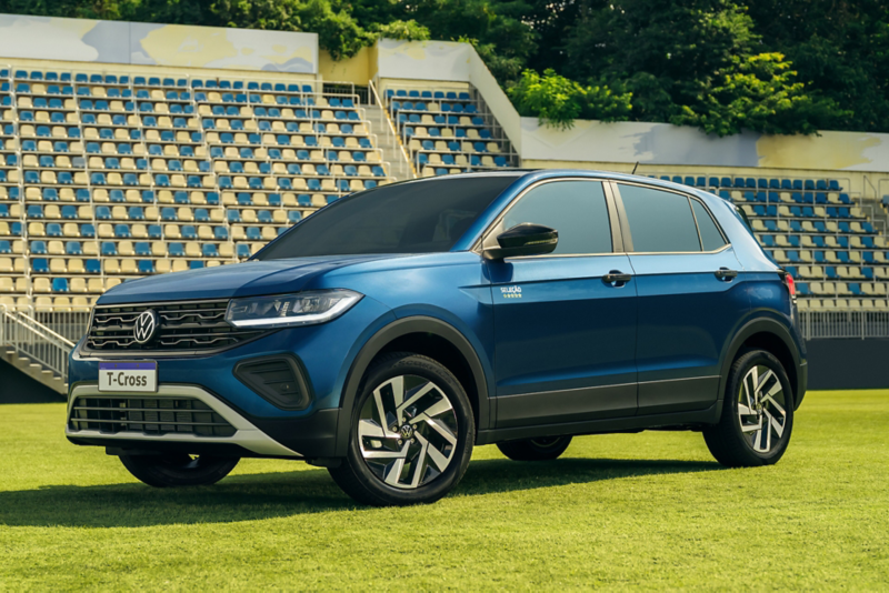 SUVs mais vendidos em junho de 2026: Volkswagen T-Cross