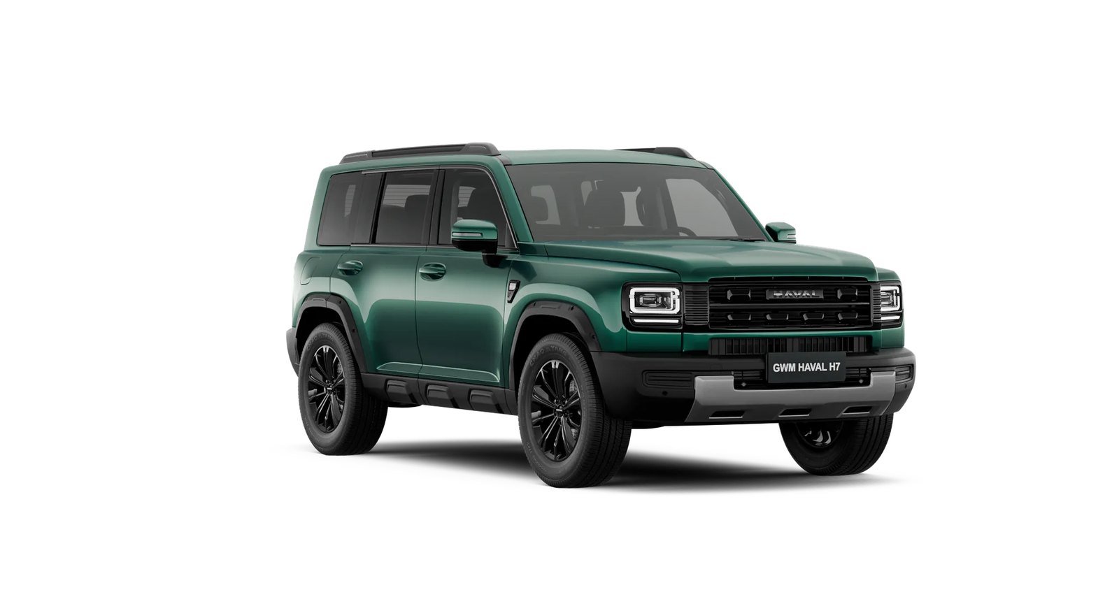 GWM Haval H7 Verde Tijuca de perfil