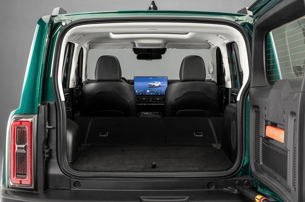 Porta-malas do GWM Haval H7 com banco traseiro rebatido
